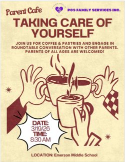 Parent Cafe Meeting / Reunión de café para padres